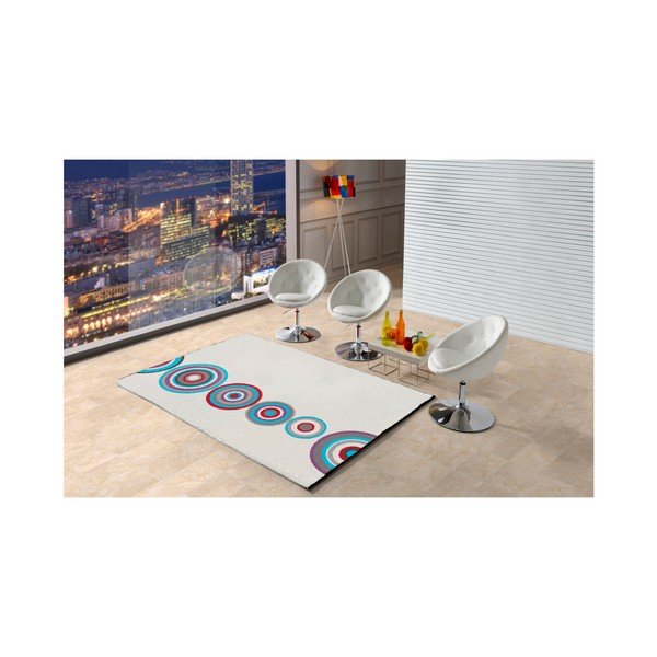 Bijeli tepih Universal Boras Circles, 57 x 110 cm-image-2