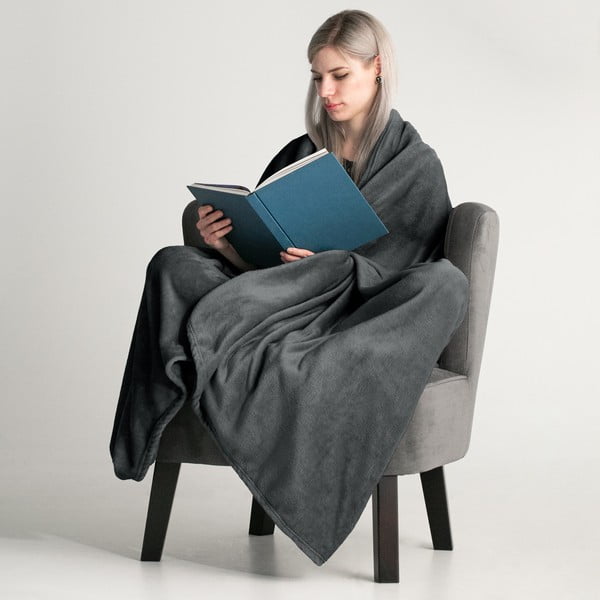 Tamnosiva deka od mikrovlakana DecoKing Mic, 200 x 220 cm-image-1