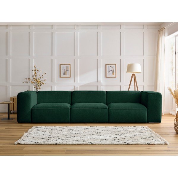 Tamno zelena sofa 345 cm Zephyr – Bobochic Paris-image-1