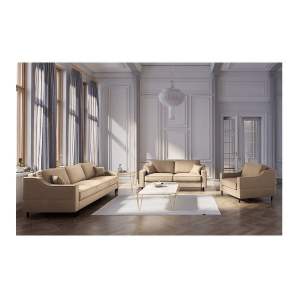 Bež fotelja Mazzini Sofas Narcisse-image-2