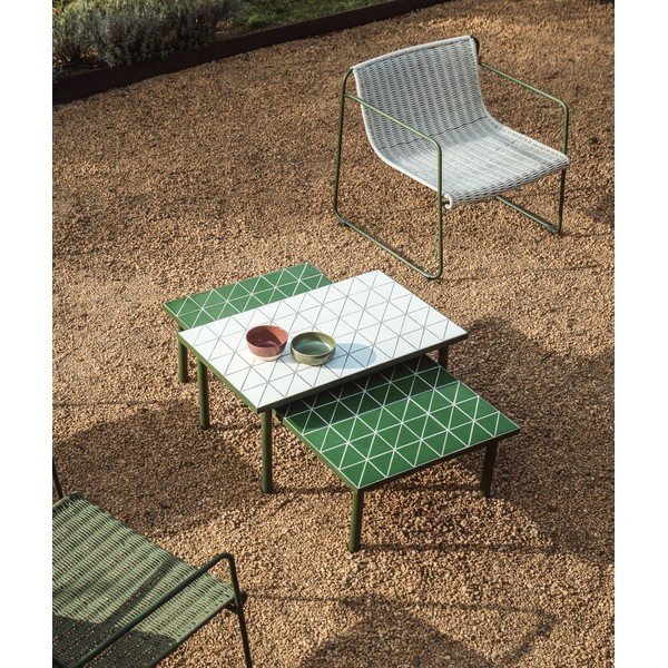 Vrtni stolić za kavu s keramičkom daskom 61x122 cm Maurina – Kave Home-image-1