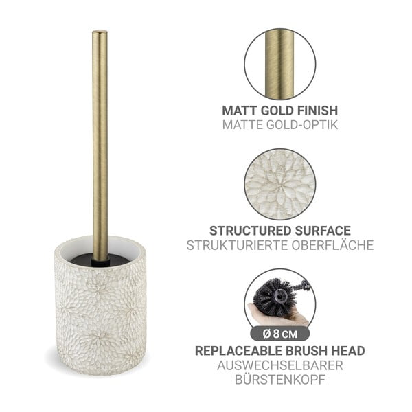 Bijela WC četka od polyresina Montalfano – Wenko-image-2