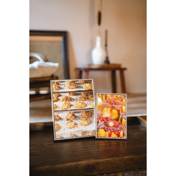 Metalni stojeći okvir u sjajno srebrnoj boji 14x19 cm Sweet Memory Pearl – Zilverstad-image-1