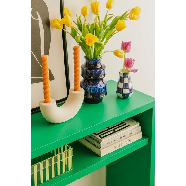 Zeleni konzolni stol 30x80 cm Geraldine - Really Nice Things-image-2