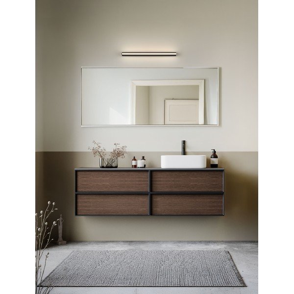 Mat crna LED zidna lampa aluminijska Endo – Nova Luce-image-1