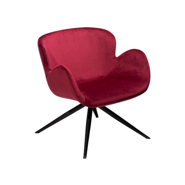 Crvena stolica DAN – FORM Denmark Gaia Lounge Velvet