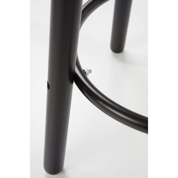 Crna barska stolica od masivnog bora (visine sjedala 65 cm) Kinna – Jotex-image-3