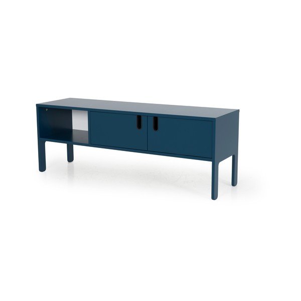 Petrolej plava komoda za TV Tenzo Uno, širina 137 cm-image-1