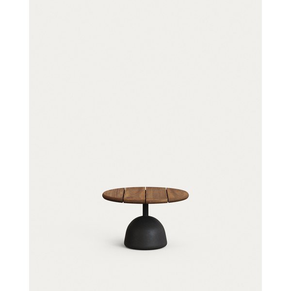 Okrugao vrtni stolić za kavu s pločom stola od bagrema ø 55 cm Saura – Kave Home-image-2
