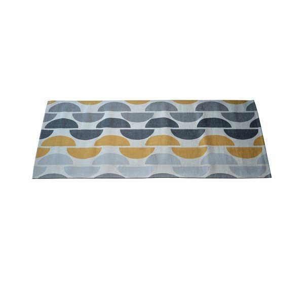 Sivo-žuti gazište Floorita Halfmoon, 60 x 190 cm-image-1