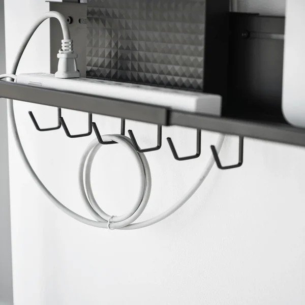 Crni metalni uredski organizator za kablove Smart – YAMAZAKI-image-3