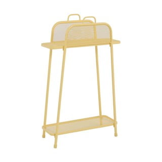 Žuta metalna polica za balkon Garden Pleasure MWH, visina 105,5 cm