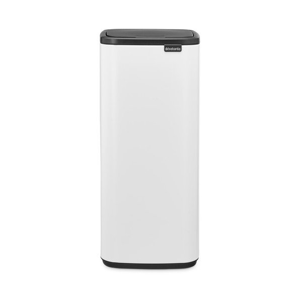 Bijela željezna kanta za smeće na dodir 30 l Bo Touch – Brabantia-image-3