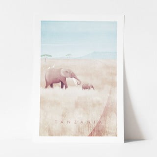 Poster Travelposter Tanzania, 50 x 70 cm