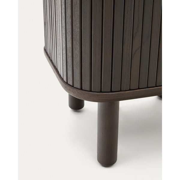 Tamno smeđi noćni ormarić Mailen – Kave Home-image-4