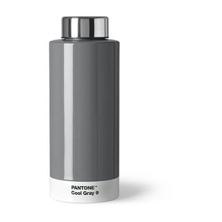 Siva putna boca od nehrđajućeg čelika 630 ml - Pantone
