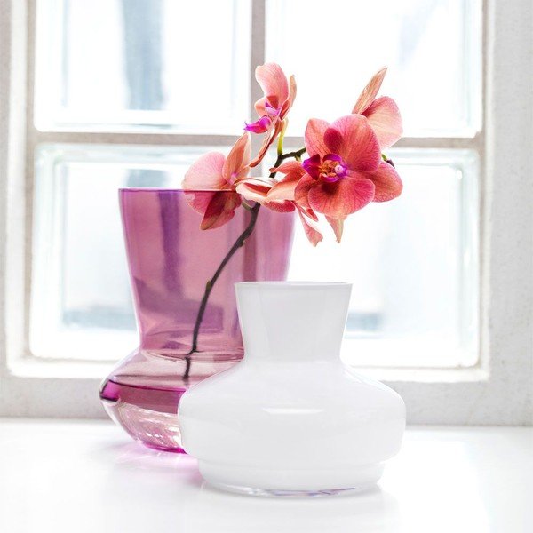 Bijelo-bordo dvodijelna vaza Sagaform Duo-image-4