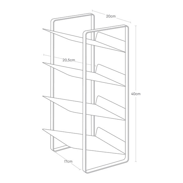 Stalak za staklenke Tower – YAMAZAKI-image-4