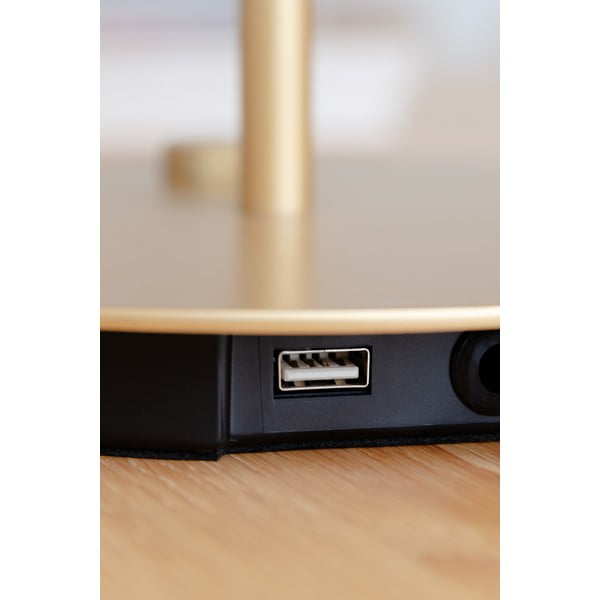 Svijetlo zelena LED stolna lampa s mogućnosti zatamnjivanja s metalnim sjenilom (visina 41,5 cm) Asteria Table – UMAGE-image-3