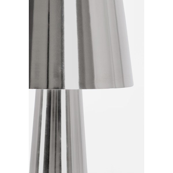Metalna LED stolna lampa u srebrnoj boji s metalnim sjenilom (visina 51 cm) Turner – Bizzotto-image-2