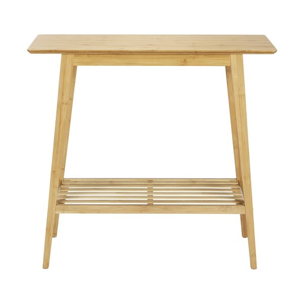 Konzolni stol od bambusa u prirodnoj boji 30x80 cm Kona - Wenko-image-2