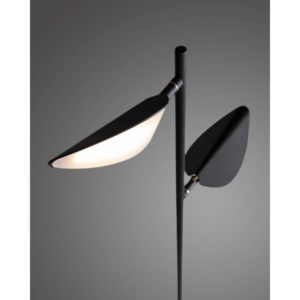 Crna LED stojeća svjetiljka (visina 150 cm) Veleira – Kave Home-image-3