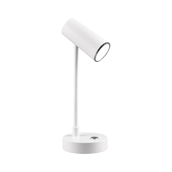 Bijela LED stolna lampa s mogućnošću zatamnjivanja (visina 28 cm) Lenny – Trio