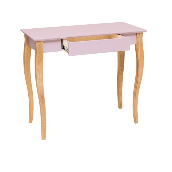 Ružičasti radni stol Ragaba Lillo, dužina 85 cm-image-1