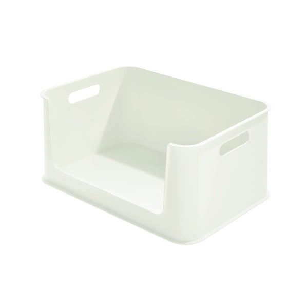 Bijela kutija za pohranu iDesign Eco Open, 43 x 30,2 cm