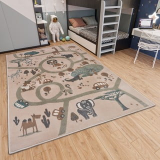 Bež dječji tepih 120x170 cm Animal Park – Hanse Home