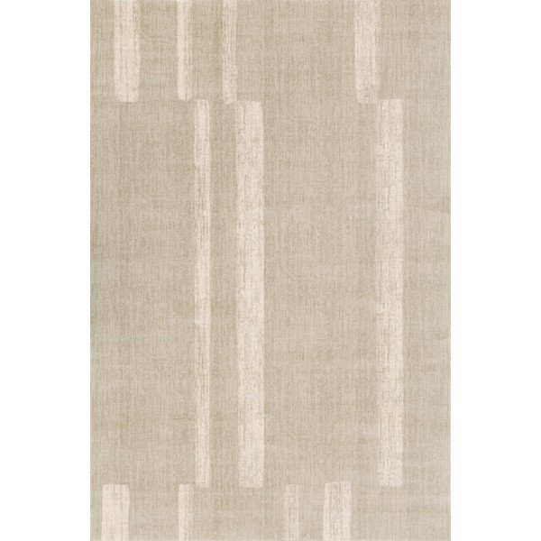 Sivo-bež vunen tepih 133x190 cm Agnus Brush Lines – Agnella