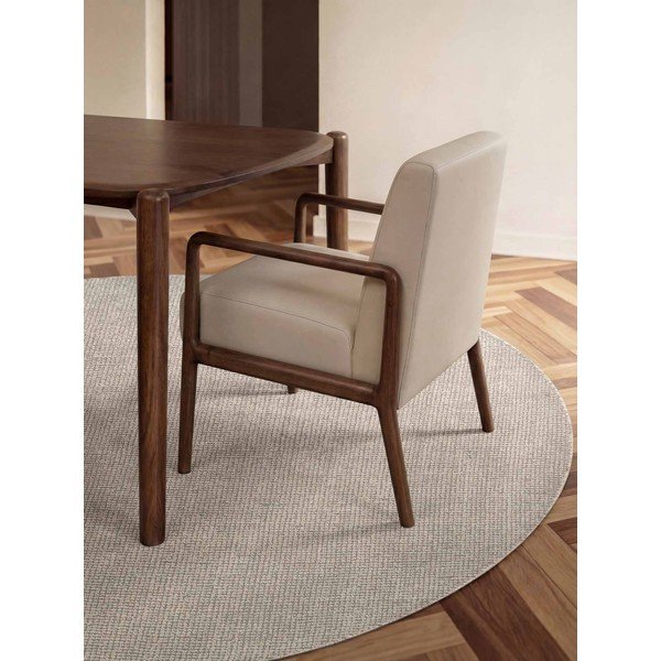 Krem ručno rađen vunen okrugao tepih ø 160 cm Greenwich – Ted Baker-image-1