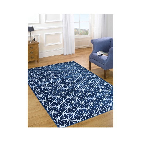 Plavi tepih Webtappeti Reflex, 160 x 230 cm