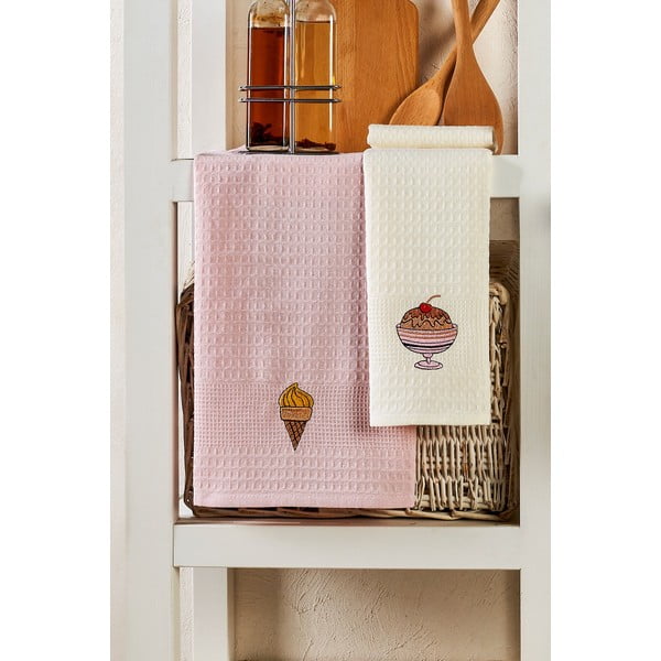 Pamučna kuhinjska krpa 6 kom 40x60 cm Ice Cream – Foutastic-image-2
