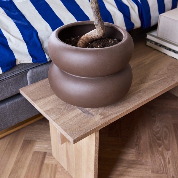 Ukrasna tegla za cvijeće od kamenine ø 30 cm Kupla – OYOY Living Design-image-3