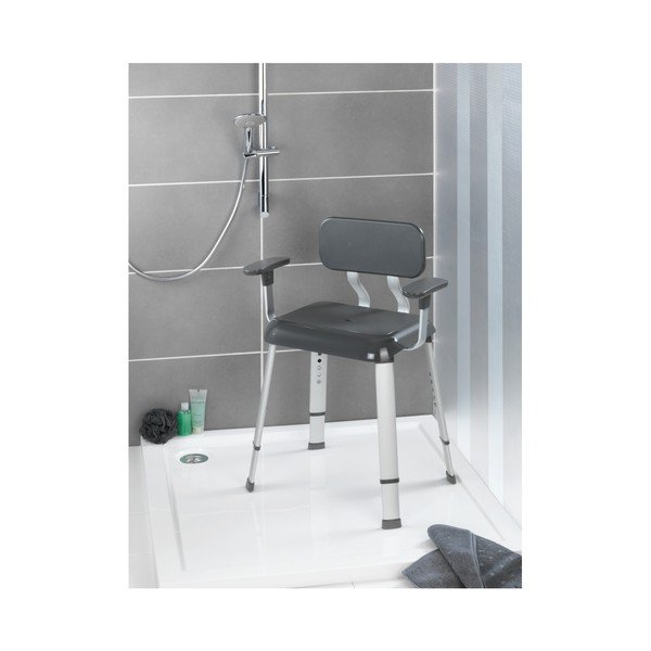 Tuš stolica s naslonom Wenko Shower Secura Premium-image-3