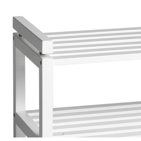 Bijeli ormarić za cipele od masivne breze Confetti – Rowico-image-2