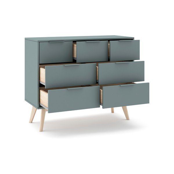 Komoda prljavo zelena 120x83x40 cm Pisco – Marckeric-image-3