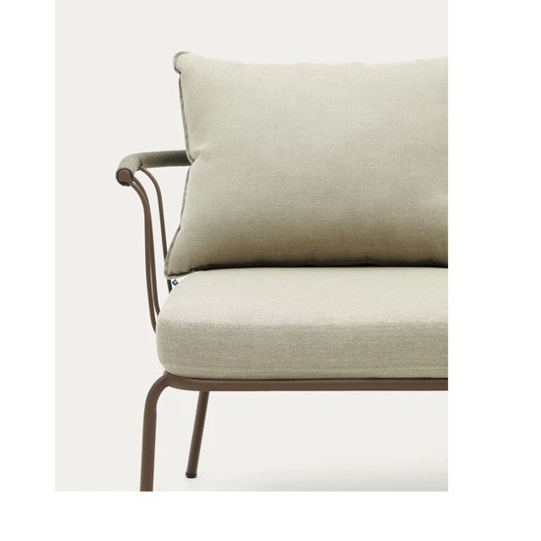 Svijetlo zelena/bež vrtna garnitura Salguer - Kave Home-image-4