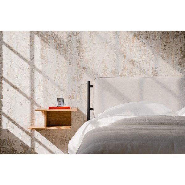 Viseći/s policama noćni ormarić u dekoru hrasta u prirodnoj boji Tann – noo.ma-image-1