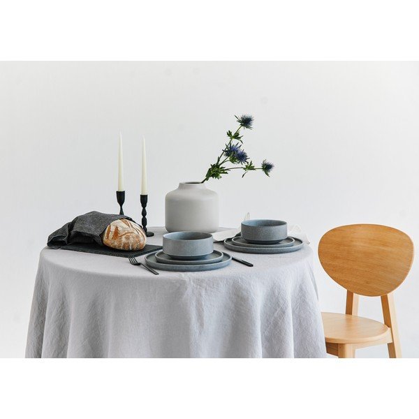 12-dijelni set sivog posuđa od kamenine Bonami Selection Malia-image-3