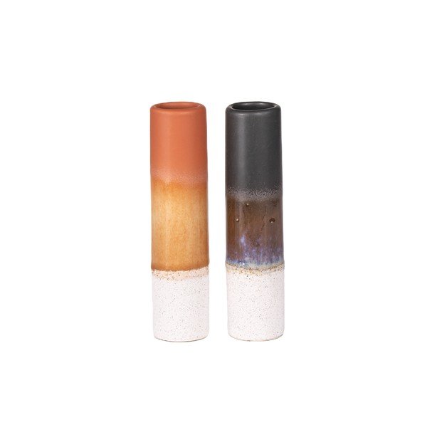 Vaze u setu 2 kom od kamenine (visina 12,5 cm) Mojave – Sass & Belle