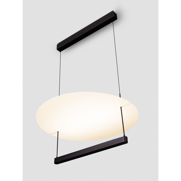 Bijela/mat crna LED viseća svjetiljka aluminijska s mogućnosti zatamnjivanja ø 60 cm Diona – Nova Luce-image-2