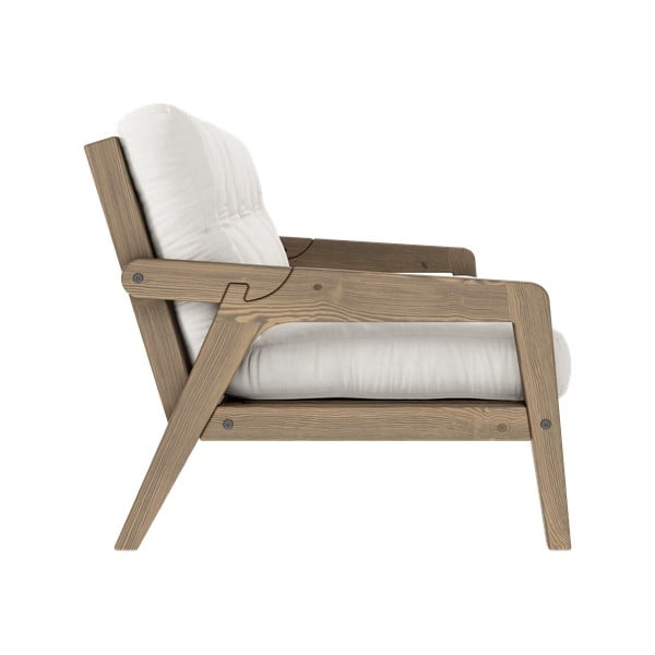 Bijeli kauč na razvlačenje 204 cm Grab - Karup Design-image-4