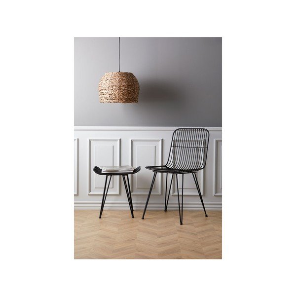 Crni metalni stolac Svale - Villa Collection-image-2