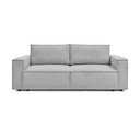 Svijetlo siva sklopiva sofa od samta 245 cm Nihad – Bobochic Paris