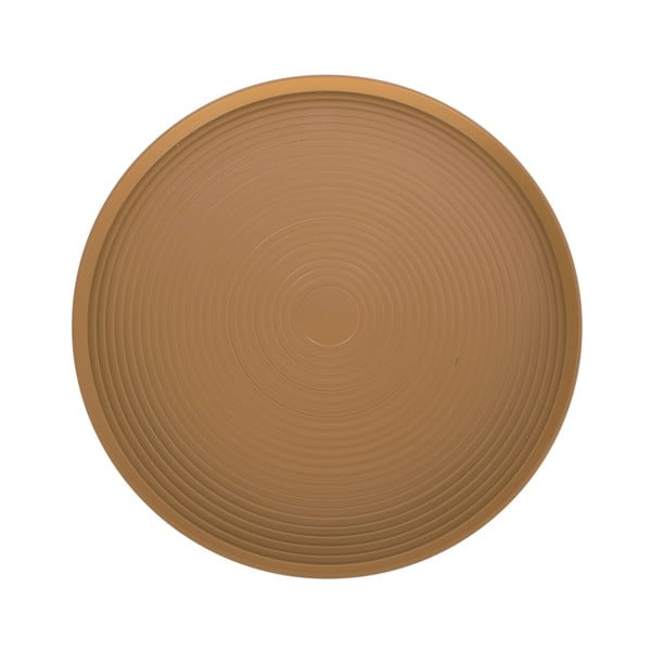 Senf žuti metalni pomoćni stolić Leitmotiv Force, visina 37,5 cm-image-2