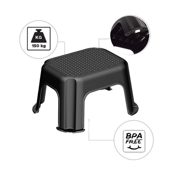 Crna stolica Basic - Rotho-image-2