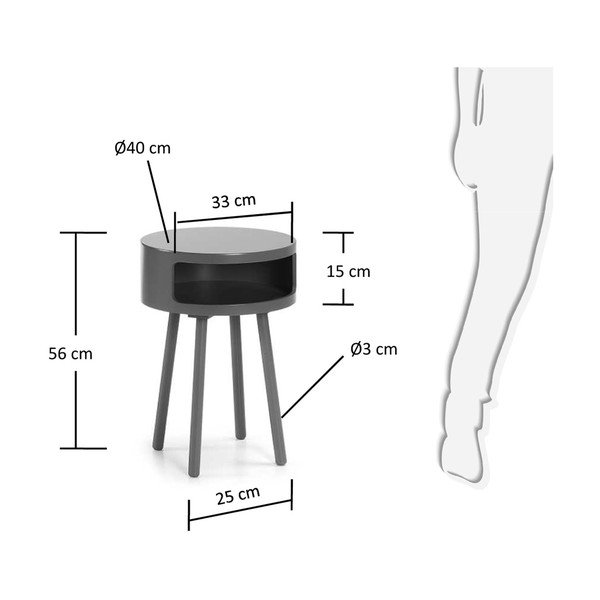 Sivi stolić za kavu s prostorem za skladištenje Kave HomeBruk-image-4
