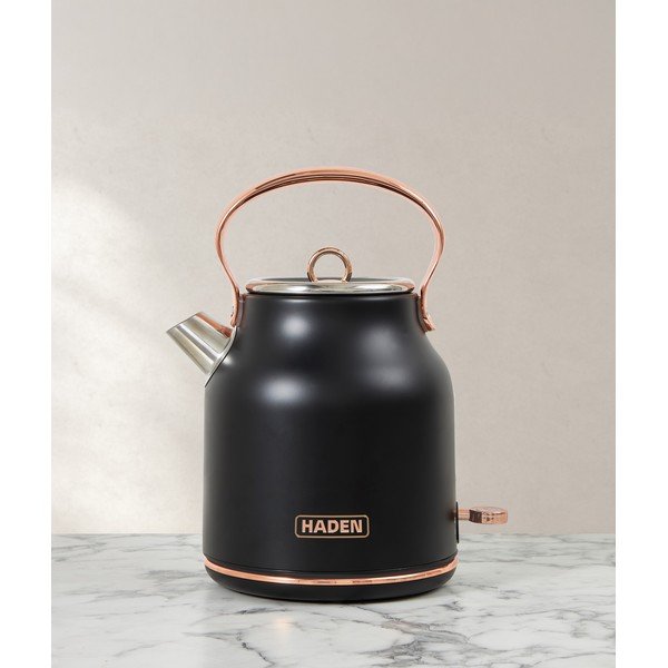Crno kuhalo za vodu 1,7 l Heritage – Haden-image-1